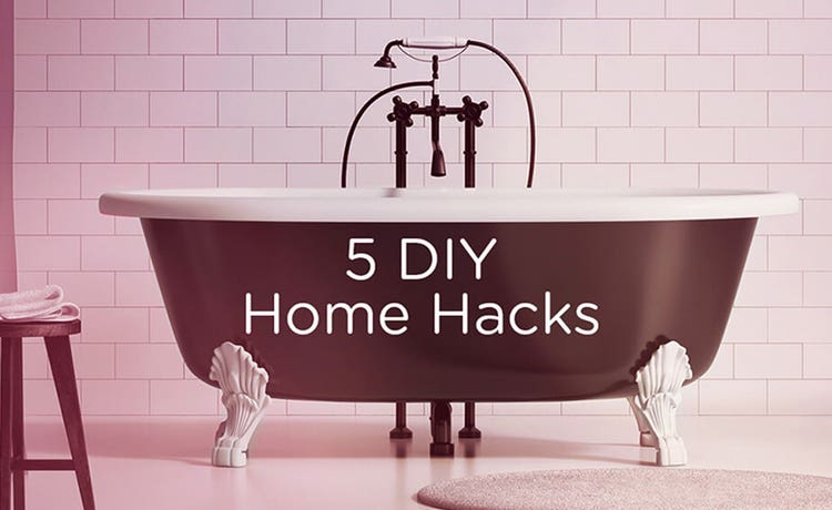 Bathroom home hacks