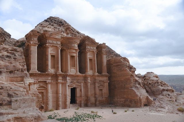 Ancient Monastery in Petra, Jordan. Travel experiences