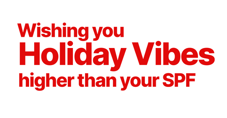 wishing you holiday vibes