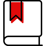 Book with bookmark icon representing educational resources to help employers meet super obligations.