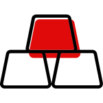 Stacked gold bars reflecting the ability to track and grow your super with ease.